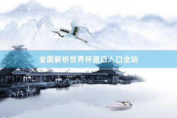 全面解析世界杯盘口入口全站